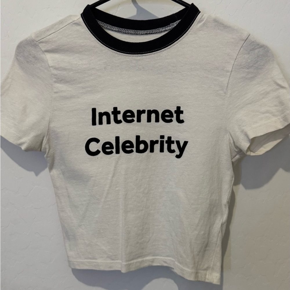 White baby tee